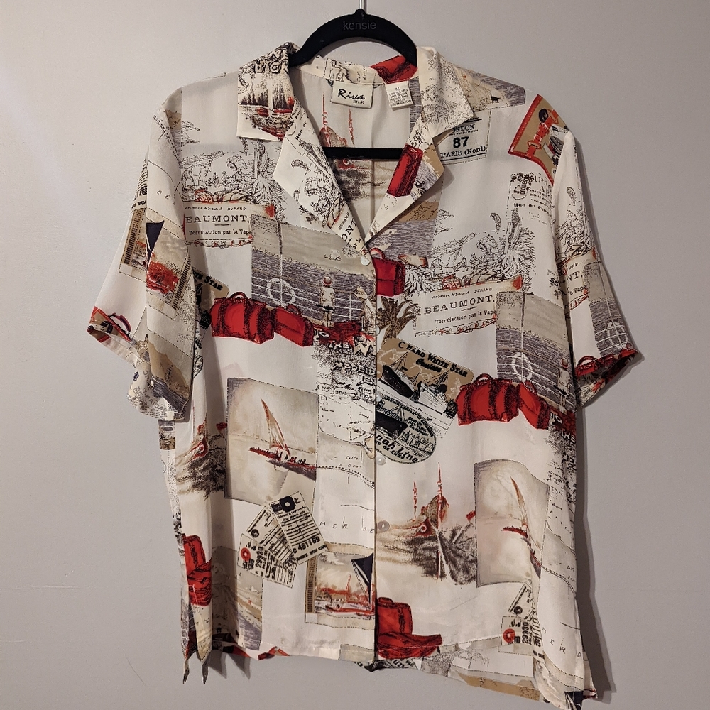 Riva | Vintage Silk Blouse